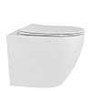 Abber Bequem Унитаз приставной, безободковый 36x56x42h см, цвет: белый AC1111