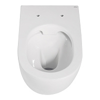 Abber Bequem Унитаз приставной, безободковый 36x56x42h см, цвет: белый AC1111