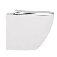 Abber Bequem Унитаз приставной, безободковый 36x56x42h см, цвет: белый AC1111