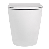 Abber Bequem Унитаз приставной, безободковый 36x56x42h см, цвет: белый AC1111