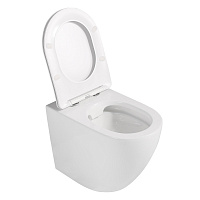 Abber Bequem Унитаз приставной, безободковый 36x56x42h см, цвет: белый AC1111