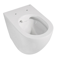 Abber Bequem Унитаз приставной, безободковый 36x56x42h см, цвет: белый AC1111