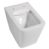 Abber Rechteck Унитаз приставной, безободковый 34,5x51x42h см, цвет: белый AC1211