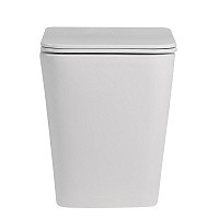 Abber Rechteck Унитаз приставной, безободковый 34,5x51x42h см, цвет: белый AC1211