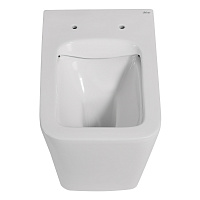 Abber Rechteck Унитаз приставной, безободковый 34,5x51x42h см, цвет: белый AC1211