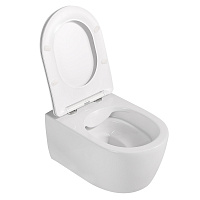 Abber Bequem Унитаз подвесной, безободковый 36x53x34h см, цвет: белый AC1104