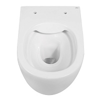 Abber Bequem Унитаз подвесной, безободковый 36x53x34h см, цвет: белый AC1104