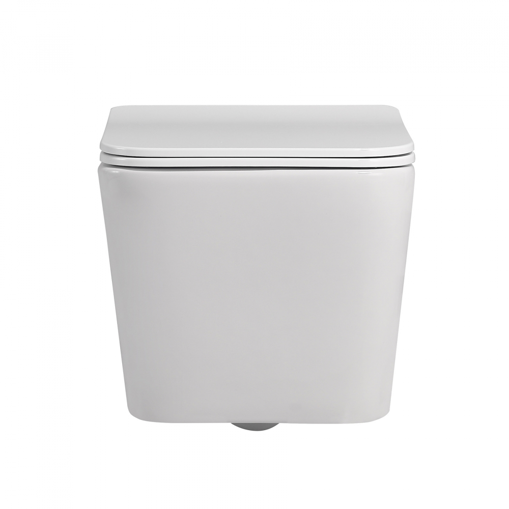 Abber Rechteck Унитаз подвесной, безободковый 35,5x53x36h см, цвет: белый AC1201