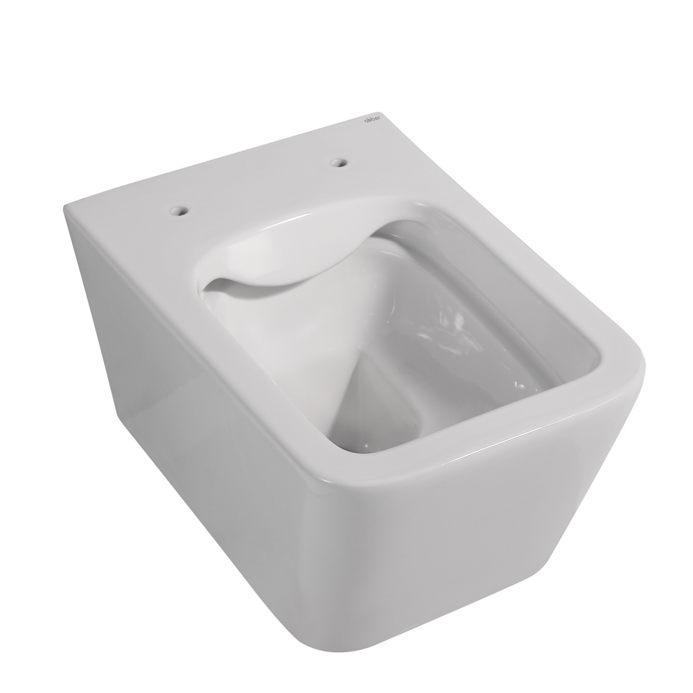 Abber Rechteck Унитаз подвесной, безободковый 35,5x53x36h см, цвет: белый AC1201