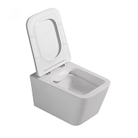 Abber Rechteck Унитаз подвесной, безободковый 35,5x53x36h см, цвет: белый AC1201