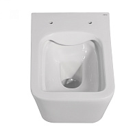 Abber Rechteck Унитаз подвесной, безободковый 35,5x53x36h см, цвет: белый AC1201