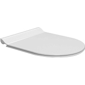 GSI Pura Крышка-сиденье тонкое для унитаза с микролифтом, крепление хром, цвет: белый глянцевый MS86CSN11