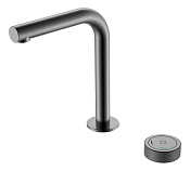 Boheme Tech Смеситель для раковины автомат. на 2 отв., выс. изл. 17,3 см, без д/к, цвет: gun metall 158-GM