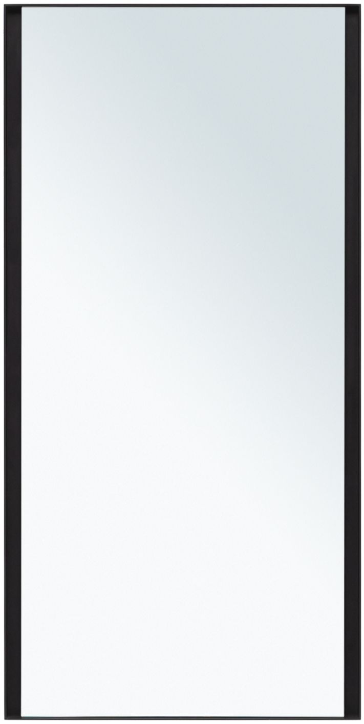 Allen Brau Infinity Зеркало прямоугольное 50x100h см, с подсветкой и сенс. выкл., цвет: черный мат 1.21021.BL