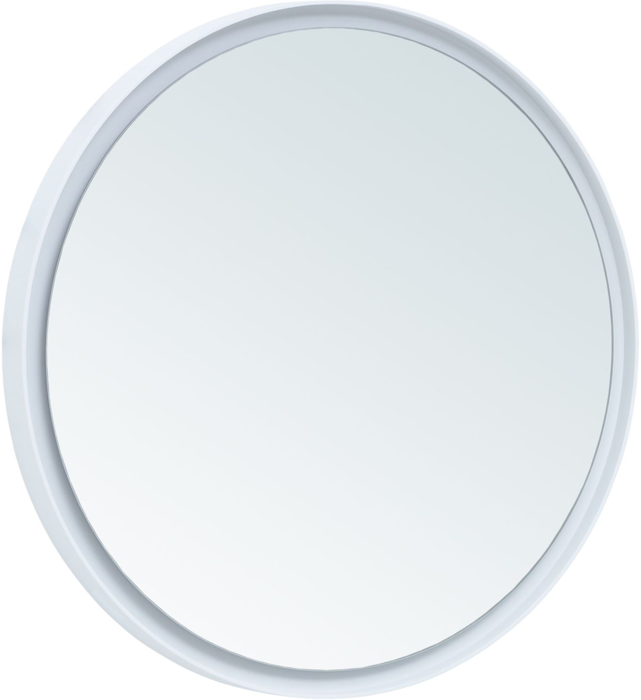 Allen Brau Infinity Зеркало круглое d60 см, с подсветкой и сенсорным выключат., цвет: белый матовый 1.21022.WT