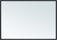 Allen Brau Liberty Зеркало прямоугольное 120x85h см, с подсветкой и сенс. выкл., цвет: черный браш 1.330017.BB