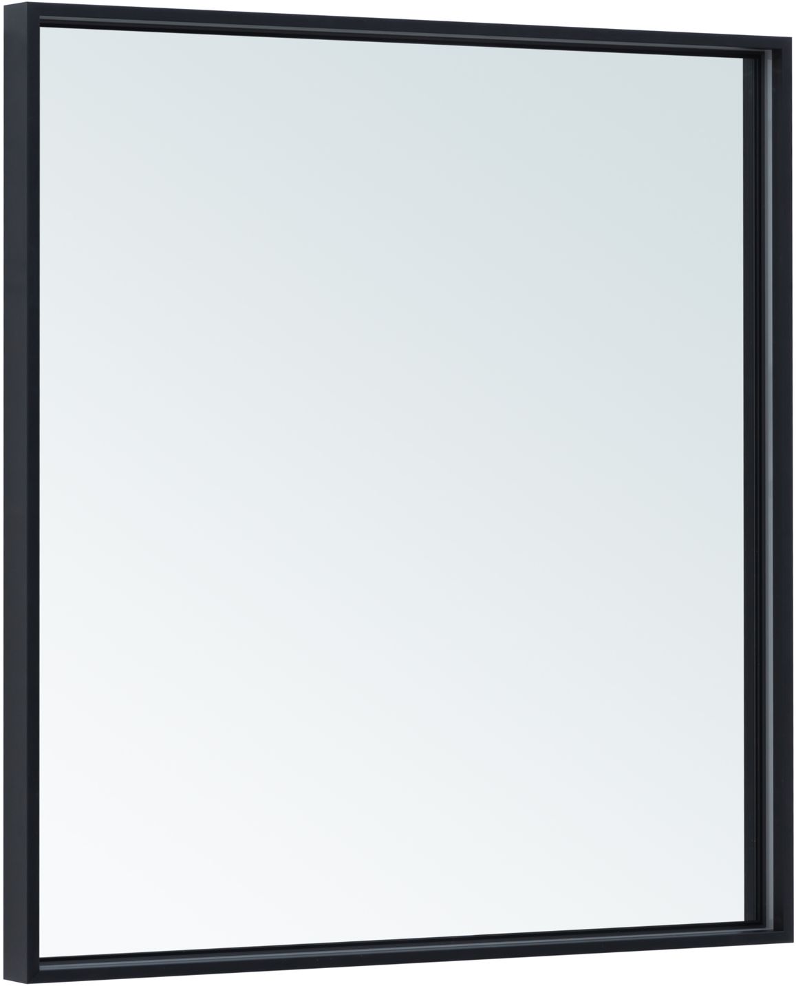 Allen Brau Liberty Зеркало прямоугольное 80x85h см, с подсветкой и сенс. выкл., цвет: черный браш 1.330014.BB