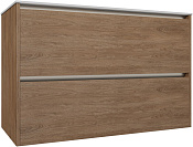 Allen Brau Activity Тумба под раковину, подвесная 100x45,7x65h см, цвет: дуб/олива брашированная 1.34014.NO