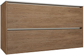 Allen Brau Activity Тумба под раковину, подвесная 120x45,7x66h см, цвет: дуб/олива брашированная 1.34015.NO