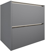 Allen Brau Activity Тумба под раковину, подвесная 70x45,7x65h см, цвет: платина матовая/олива браш 1.34011.PGM