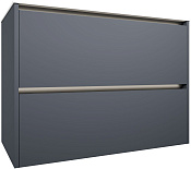 Allen Brau Activity Тумба под раковину, подвесная 90x45,7x65h см, цвет: синий матовый/олива браш 1.34013.BGM