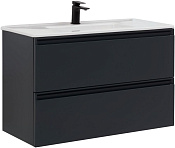 Allen Brau Eclipse Тумба под раковину, подвесная 100x46x63,4h см, цвет: антрацит матовый 1.E1003.AM