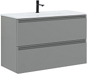 Allen Brau Eclipse Тумба под раковину, подвесная 100x46x63,4h см, цвет: платина матовая 1.E1003.PGM