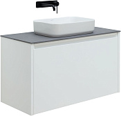 Allen Brau Fantasy Тумба под раковину, подвесная 100x46x56,8h см, цвет: белый матовый 1.11004.WM