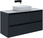 Allen Brau Fantasy Тумба под раковину, подвесная 118,4x46x62h см, цвет: антрацит матовый 1.11005.AM