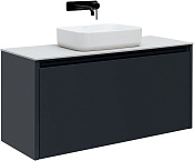 Allen Brau Fantasy Тумба под раковину, подвесная 118,4x46x56,8h см, цвет: антрацит матовый 1.11006.AM