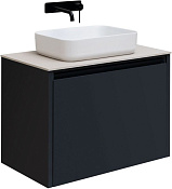 Allen Brau Fantasy Тумба под раковину, подвесная 80x46x56,8h см, цвет: антрацит матовый 1.11002.AM