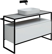 Allen Brau Priority Тумба под раковину, напольная 120x45x75h см, цвет: белый матовый 1.31004.WM