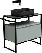 Allen Brau Priority Тумба под раковину, напольная 80x45x75h см, цвет: папирус матовый 1.31002.PWM