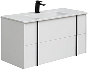 Allen Brau Reality Тумба под раковину, подвесная 100x46,2x50h см, цвет: белый матовый 1.32007.WM