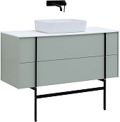 Allen Brau Reality Тумба под раковину, подвесная 120x46,2x50h см, цвет: папирус матовый 1.32008.PWM