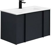 Allen Brau Reality Тумба под раковину, подвесная 80x46,2x50h см, цвет: антрацит матовый 1.32005.AM