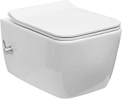 Allen Brau Liberty Чаша подвесного унитаза 37x45 см каскадный смыв, цвет: белый гляцевый 4.33009.20