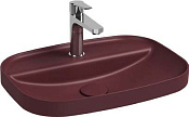 Allen Brau Fantasy Раковина встраиваемая сверху 55x40x11,4h см, без перелива, цвет: бордо 4.11034.BD