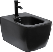 Allen Brau Liberty Биде подвесное 36,7x51,8 см, c 1 отв. под смеситель и переливом, цвет: черный мат 4.33010.31