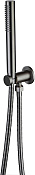Allen Brau Priority Душевой гарнитур: ручной душ, держ. с выпуском, шланг 150 см, цвет: графит браш 5.31019-MG
