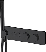 Allen Brau Liberty Термостатический смеситель на 2 потребителя, с внутр. частью, цвет:черный матовый 5.33010-31