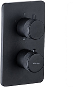 Allen Brau Priority Термостатический смеситель на 3 потреб., с внутр. частью, цвет: черный матовый 5.31314-31