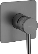 Allen Brau Priority Смеситель для душа, на 1 потребитель, с внутренней частью, цвет: графит браш 5.31012-MG