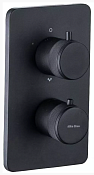 Allen Brau Priority Термостатический смеситель на 1 потреб., с внутр. частью, цвет: черный матовый 5.31113-31