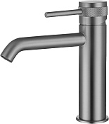 Allen Brau Priority Смеситель для раковины, без донного клапана, излив 13,1 см, цвет: графит браш 5.31A01-MG