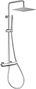 Allen Brau Infinity Душевая стойка: термостат, ручной душ, верхний душ, шланг 150 см, цвет: хром 5.21032-00