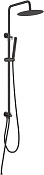 Allen Brau Priority Душевая стойка: перекл. потоков, руч. и вер. душ, шланг 150 см, цвет: черный мат 5.31031-31