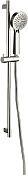 Allen Brau Eclipse Душевой гарнитур: ручной душ, штанга, держатель, шланг 150 см, цвет: никель браш 5.E1008-BN
