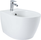 Allen Brau Fantasy Биде подвесное 36,3x51 см, c 1 отв. под смеситель и переливом, цвет: белый мат 4.11006.21