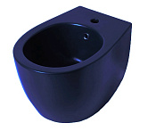 Allen Brau Fantasy Биде подвесное 36,3x51 см, c 1 отверстием под смеситель и переливом, цвет: индиго 4.11006.ID